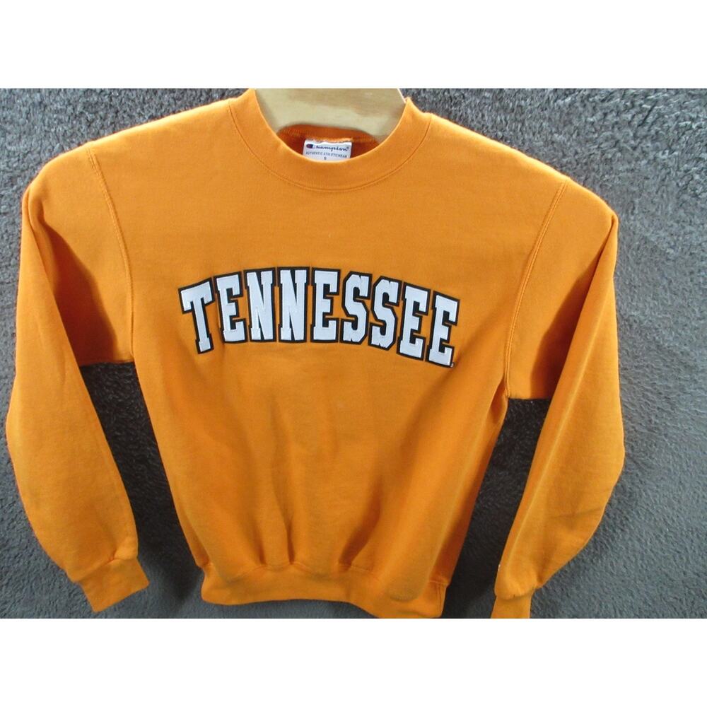 Champion Sweatshirt University of Tennessee Volunteers Embroidered Mens Sz Small